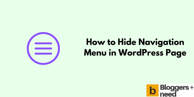 How To Hide Navigation Menu In Wordpress Page How to hide navigation menu in wordpress page