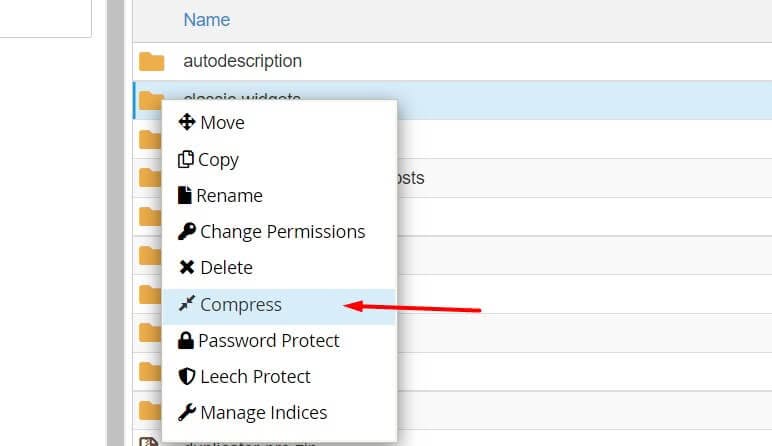 Plugin compress