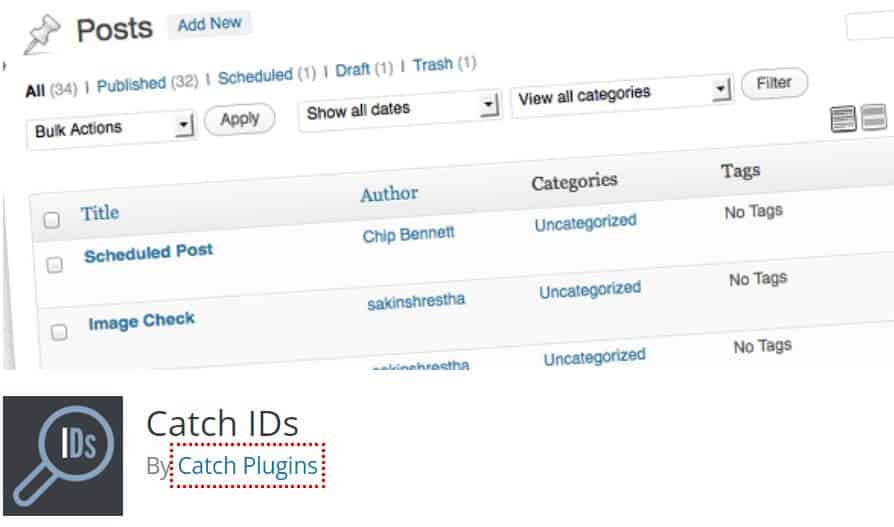 Catch ids