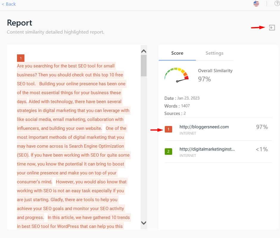Plagiarism Final Report. Plagiarism final report.