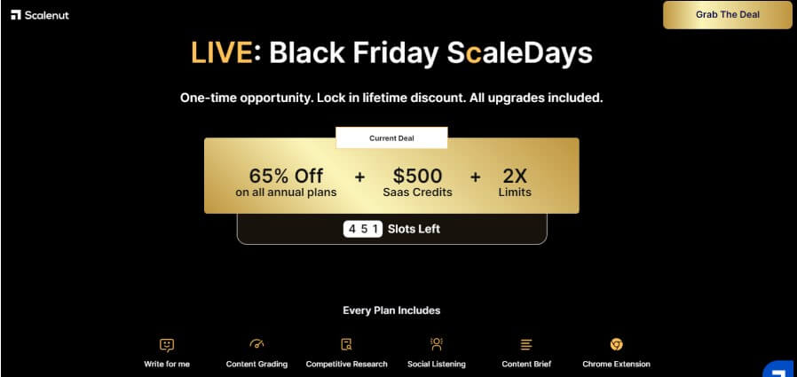 Scalenut Black Friday Scalenut black friday
