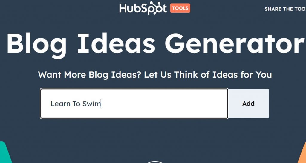 Blog ideas generators