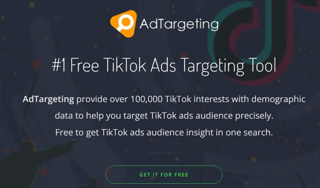 Adtargeting tiktok free spy tool
