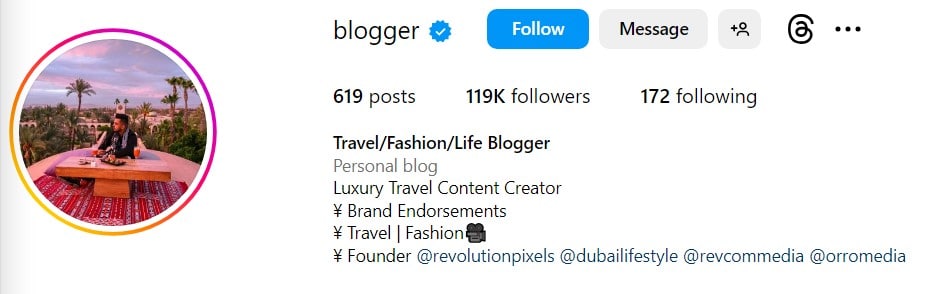 Insta Bio Insta bio