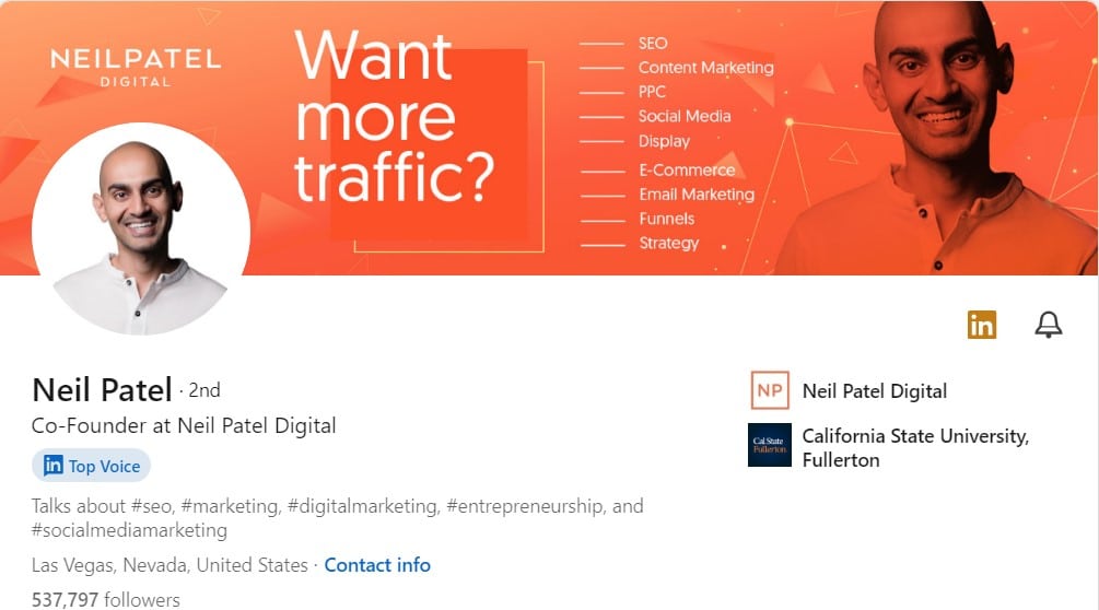 Linkedin Bio Linkedin bio