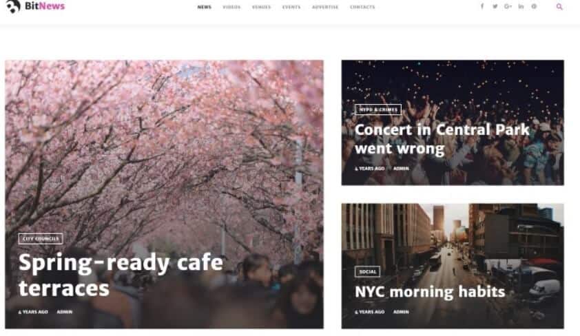 Bit News News Wordpress Theme Bit news news wordpress theme