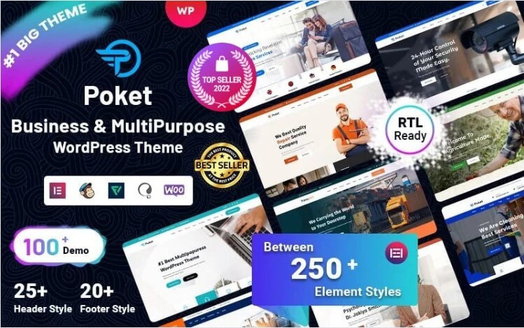 Poket business wordpress