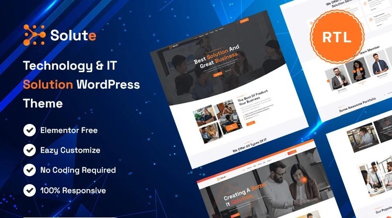 Solute business wordpress theme