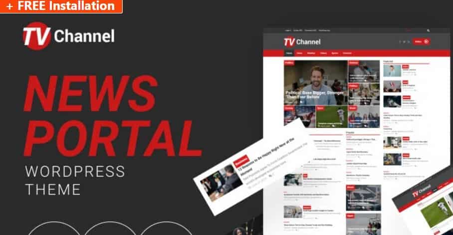 Tvchannel News Wordpress Theme Tvchannel news wordpress theme