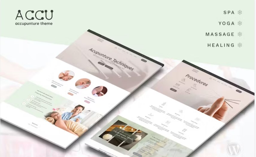 Accu Acupuncture Massage Wordpress Theme Accu acupuncture massage wordpress theme