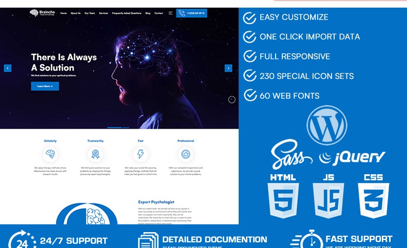Braincho - Psychologist Therapy Wp Theme Braincho - psychologist therapy wp theme