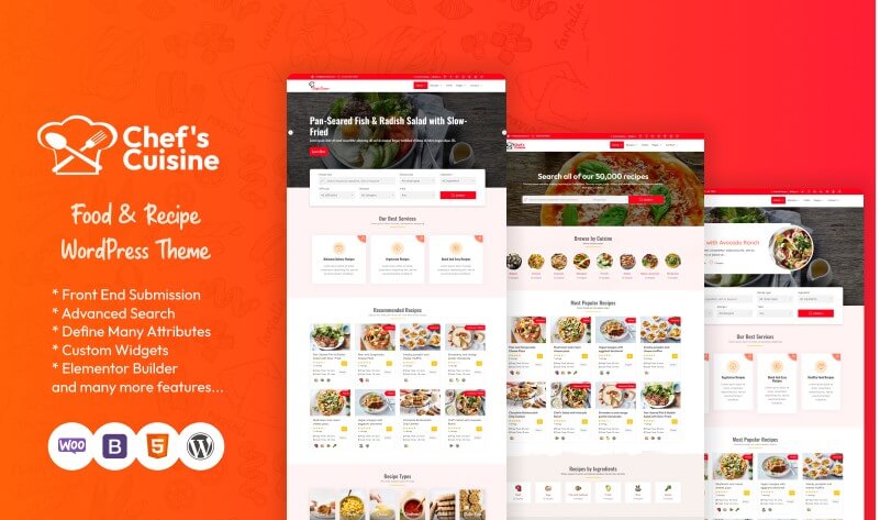 Chefs Cuisine - Responsive Recipe Wordpress Theme Chefs cuisine - responsive recipe wordpress theme