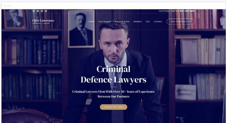 Criminal lawyer wp theme
