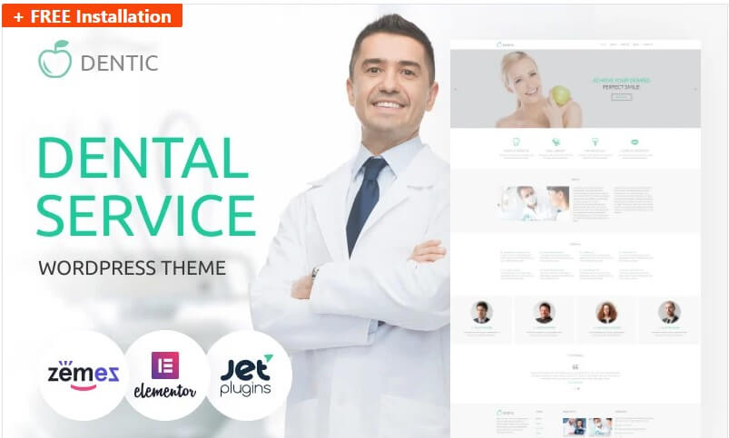 Dentic - Dentistry Multipurpose Classic Wordpress Elementor Theme Dentic - dentistry multipurpose classic wordpress elementor theme