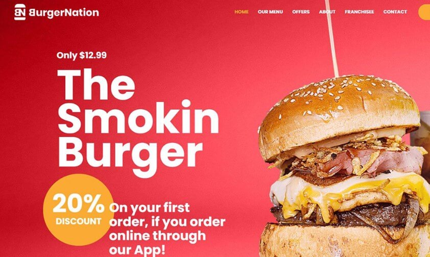 Fast food wordpress theme