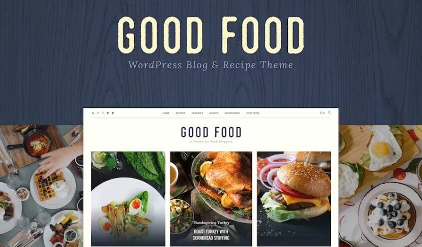 Good Food - Recipe Magazine &Amp; Food Blogging Theme Good food - recipe magazine & food blogging theme