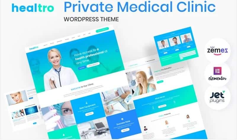 Healtro - Private Medical Clinic Wordpress Theme Healtro - private medical clinic wordpress theme