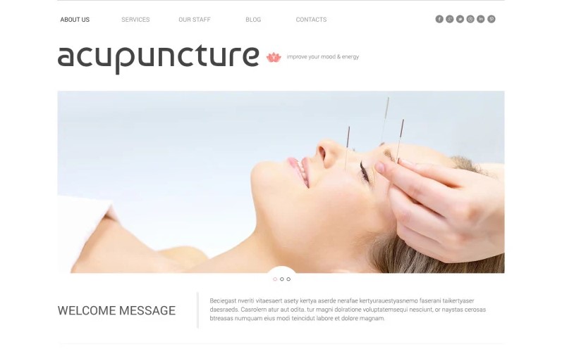 Massage Salon Responsive Wordpress Theme Massage salon responsive wordpress theme