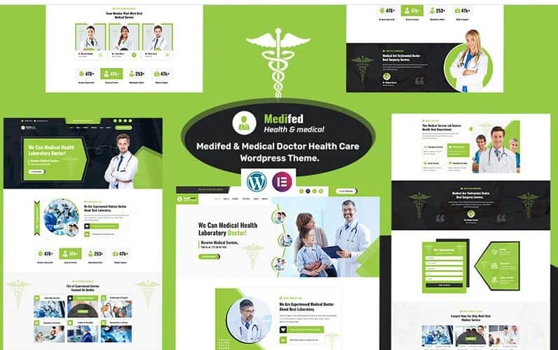 Medifed doctor health care business wordpress theme