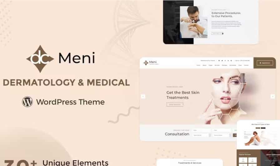 Meni - healthcare medical doctor theme
