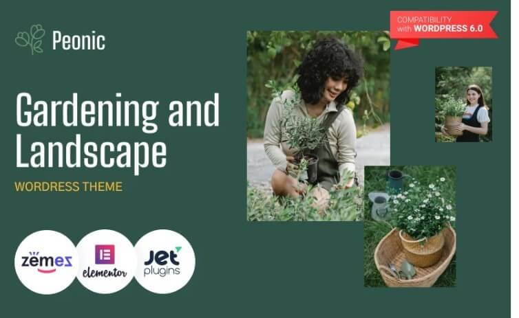 Peonic - Gardening And Landscape Wordpress Theme Peonic - gardening and landscape wordpress theme