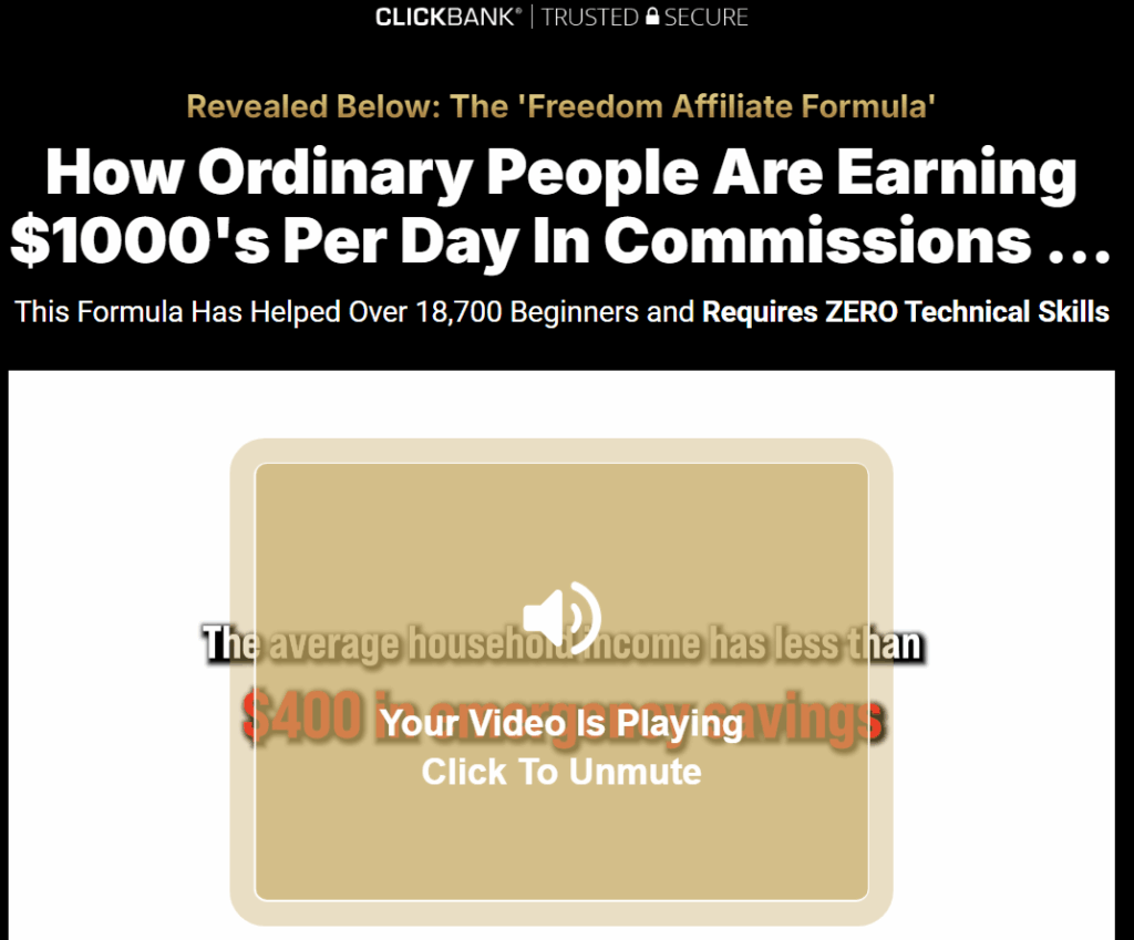 Freedom Affiliate Formula Course Freedom affiliate formula course