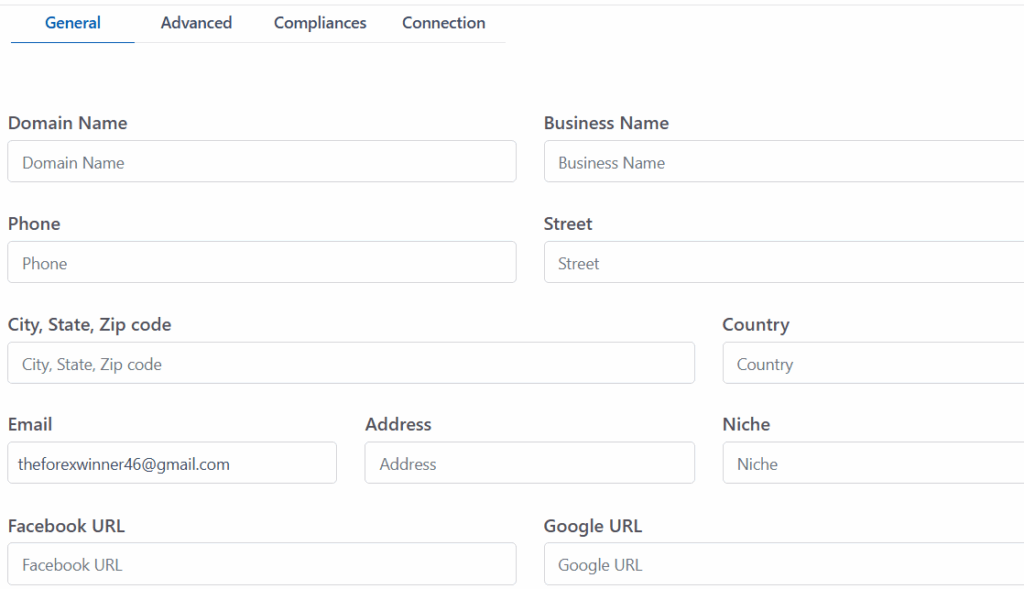 Wp legal general settings