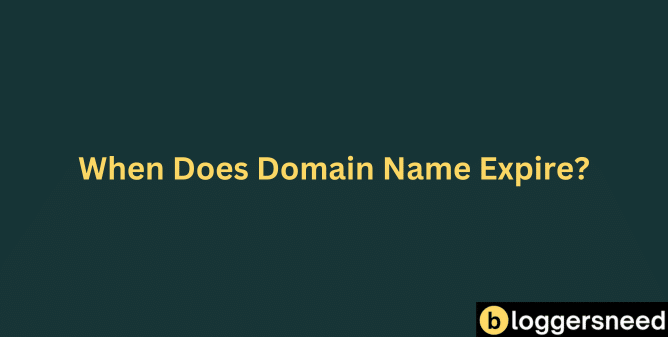 Domain Name Expire Domain name expire