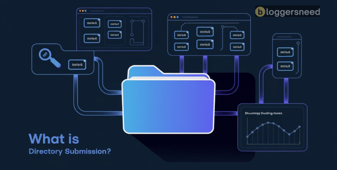 Illustration image about directory submission