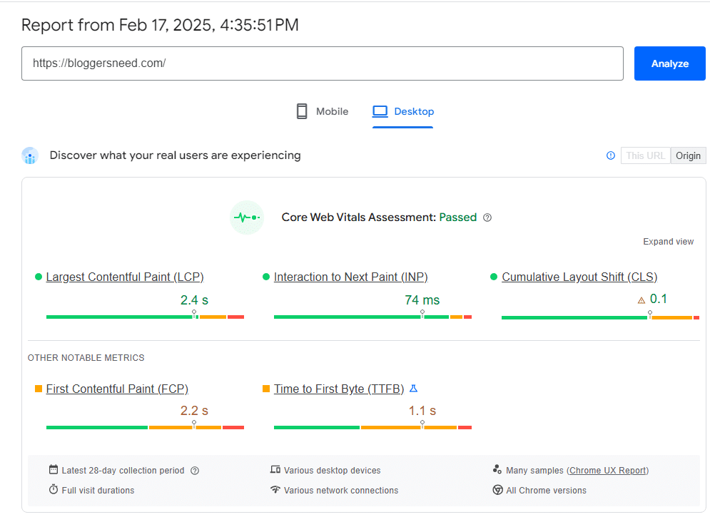 Google Speed Test Report Google speed test report