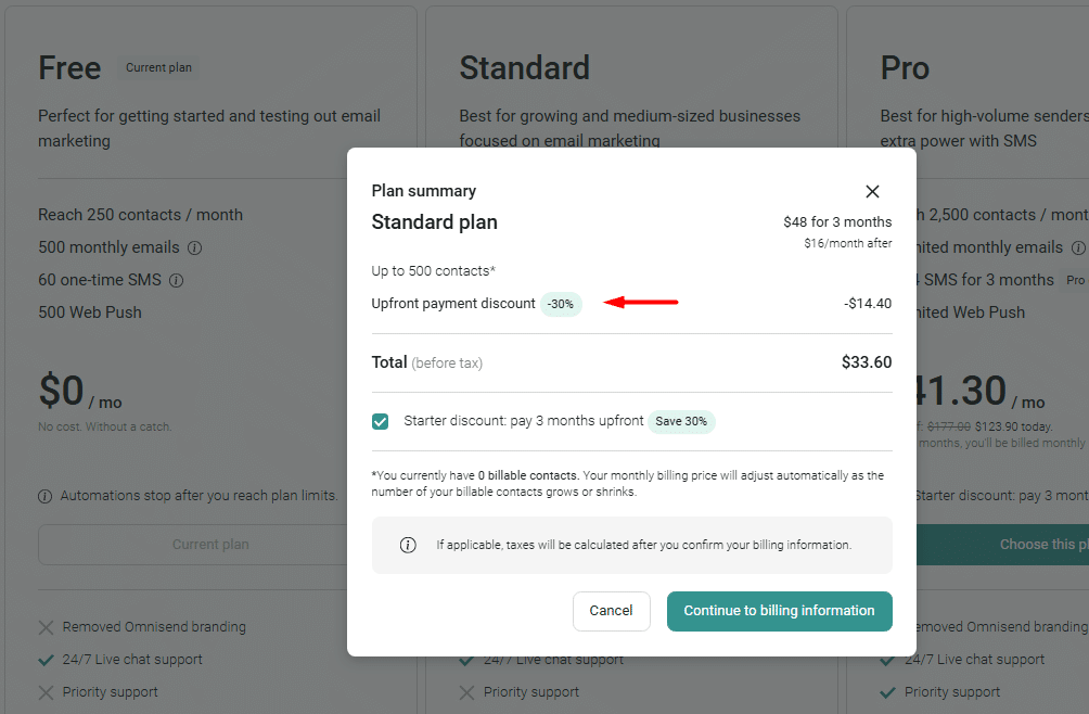 Os email plan summary