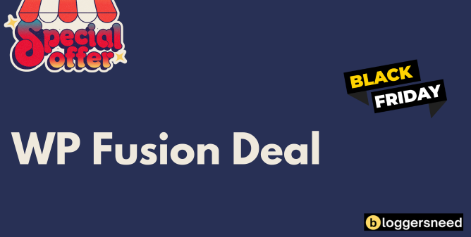 Wp Fusion Black Friday Deal Wp fusion black friday deal